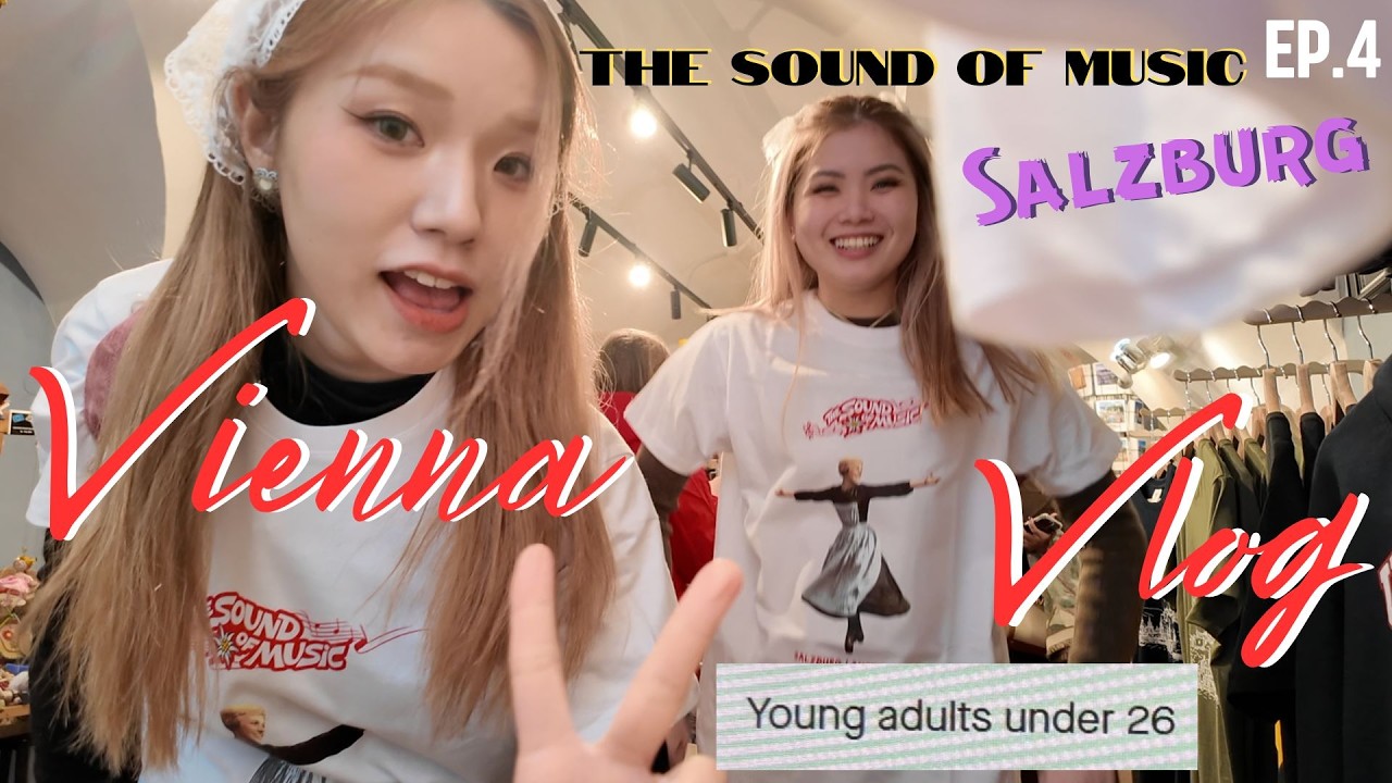 VIENNA VLOG🇦🇹【EP.4】一日一熱狗🌭 在Salzburg買到2025年最滿意的The Sound of Music衣服🎵🌼 莫札特朱古力是甚麼味道🤔 | melodychow🧚🏻‍♀️🩷