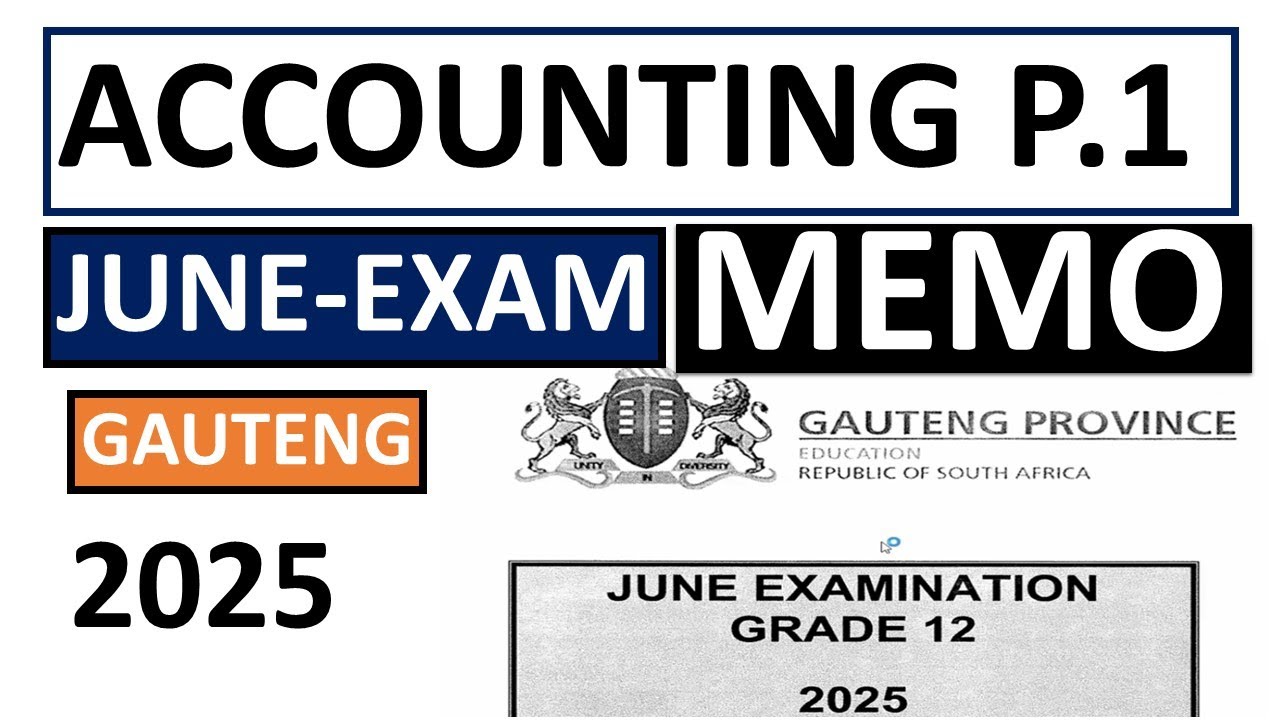 2025 MEMO ACCOUNTING JUNE EXAMS GAUTENG MEMO 2025 GRADE 12  THUNDEREDUC, ACCOUNTING GRADE 12 2025