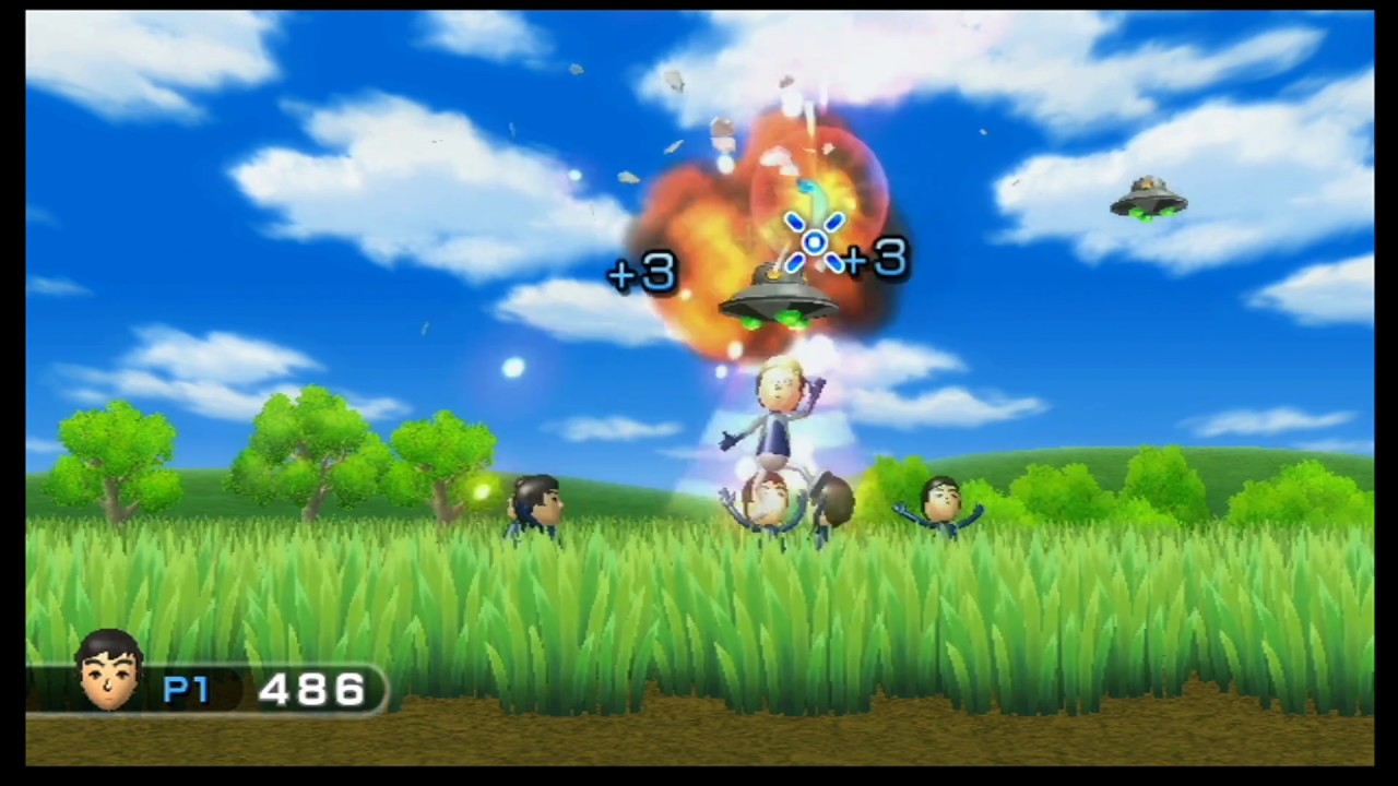 Wii Play (High Quality) - Shooting Range - Platinum Medal Obtained (634 Points)
