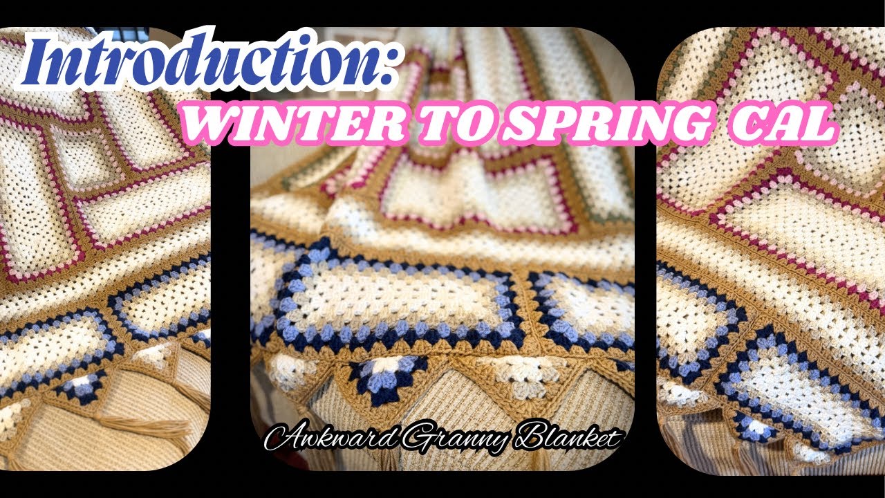 Представляем: Совместное вязание пледа &laquo;От зимы к весне&raquo; ❄️🌸 | Первый совместный проект по вязани...