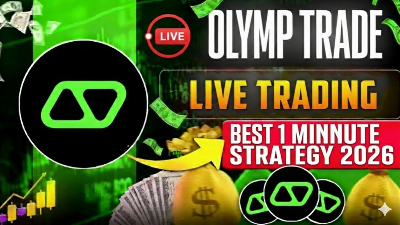 Olymp Trade Live 🔥| 1 Mintue Strategy 2026| Binary trading 2026