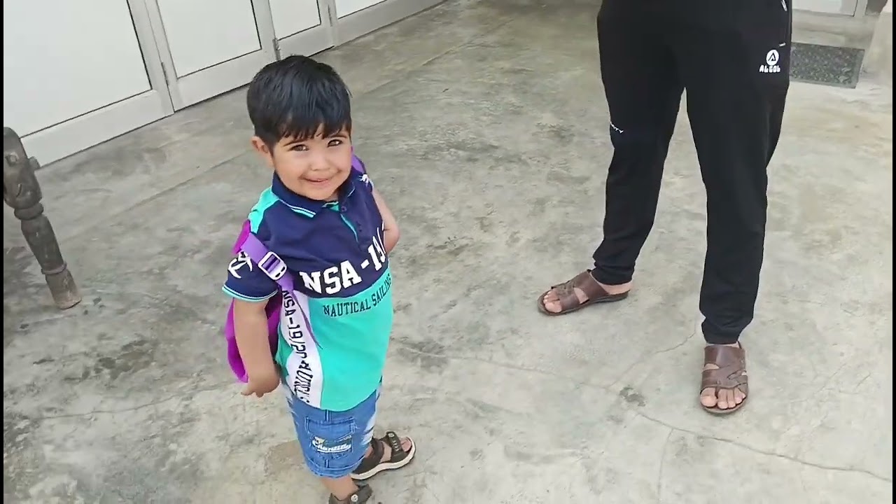 🙍तनिष्का का first day school 🎒🏫#Vlog8