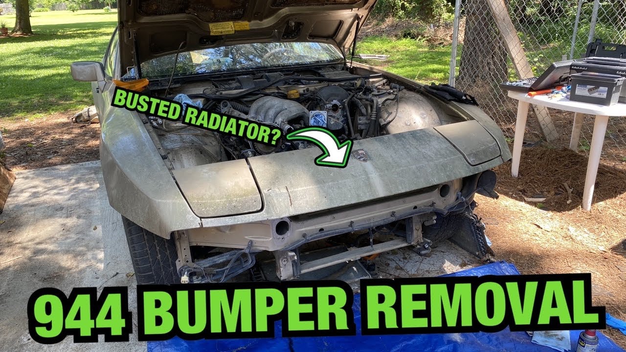 How To Remove Your Porsche 944 Bumper (and why you should)