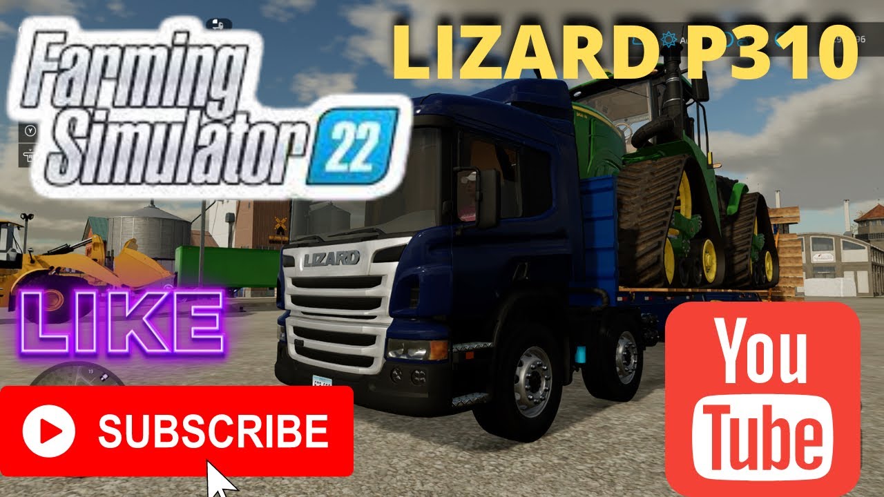 Heavy TRANSPORT with the NEW LIZARD P310 (fs22)#fs22