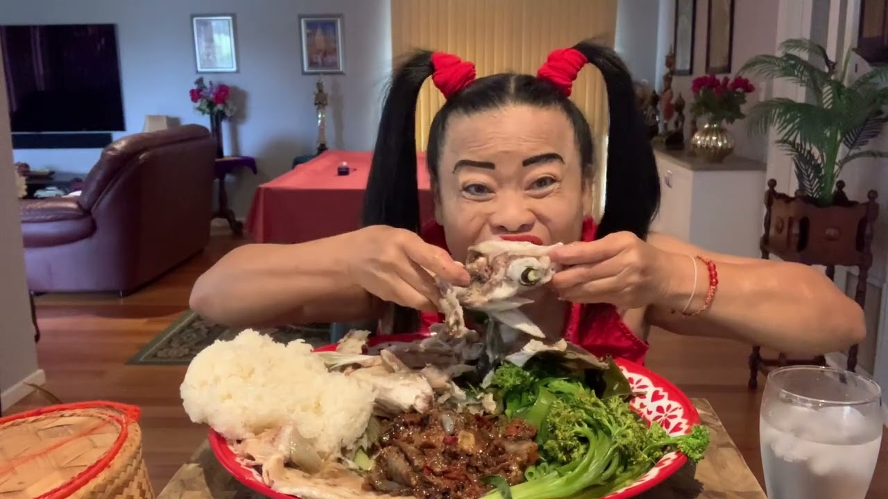 นึ่งหัวปลาแจ๋วปลาแดกปลากระดี่