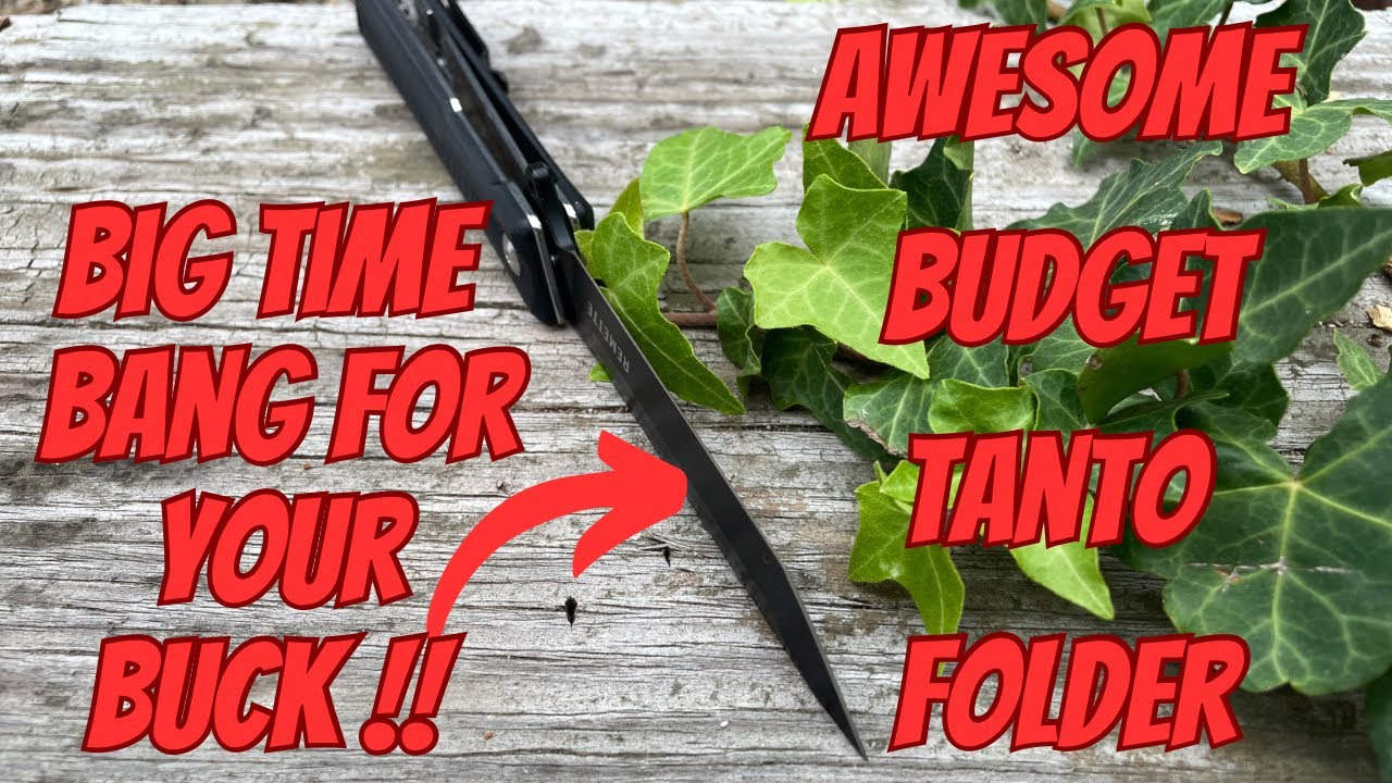 WOW! BUDGET TANTO FOLDING TACTICAL KNIFE