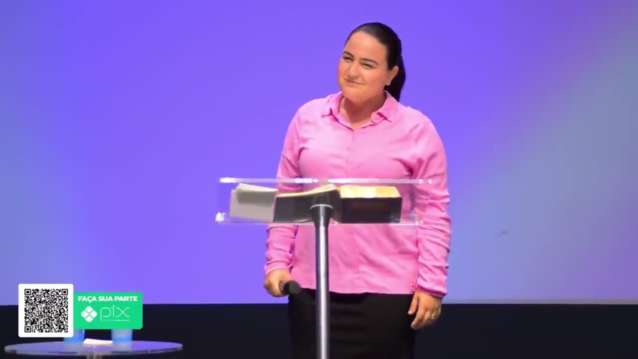 Pastora Danielle Zanelatto Tema: Tome uma posição