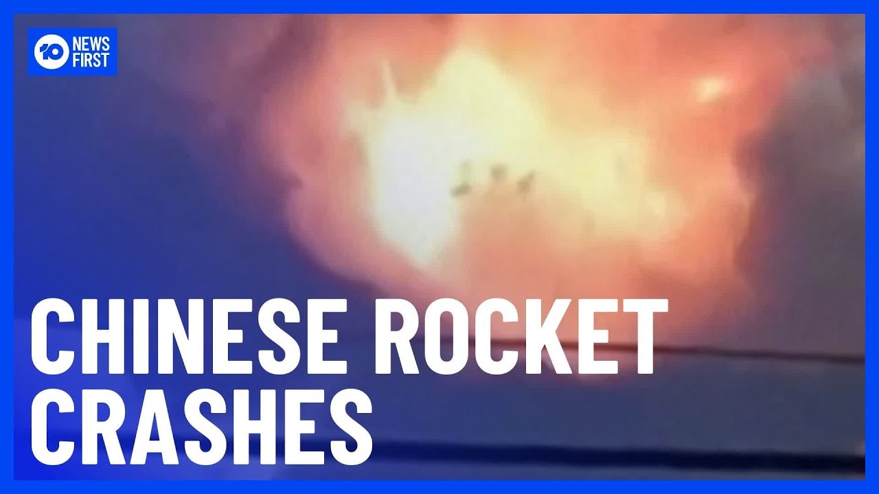Chinese Rocket Crashes After Accidental Launch | 10 News First