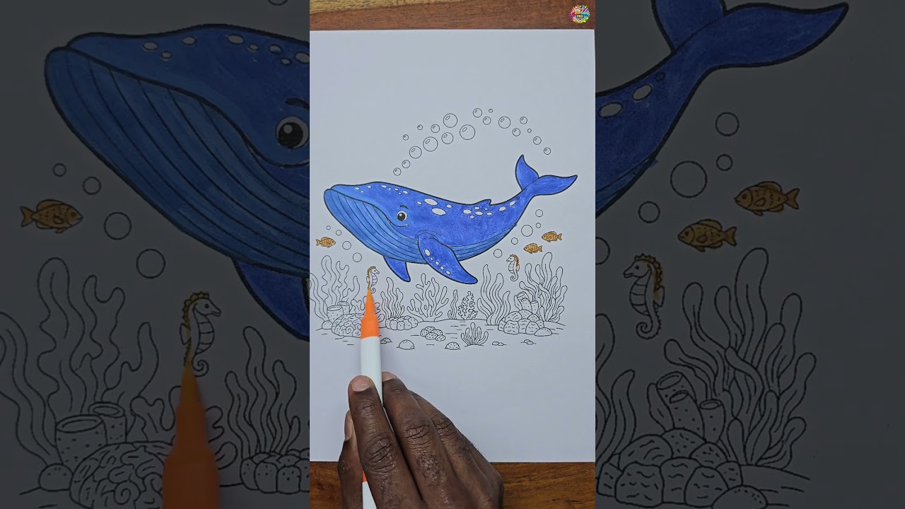 🐋💙 Say hello to the Big Blue Whale! 