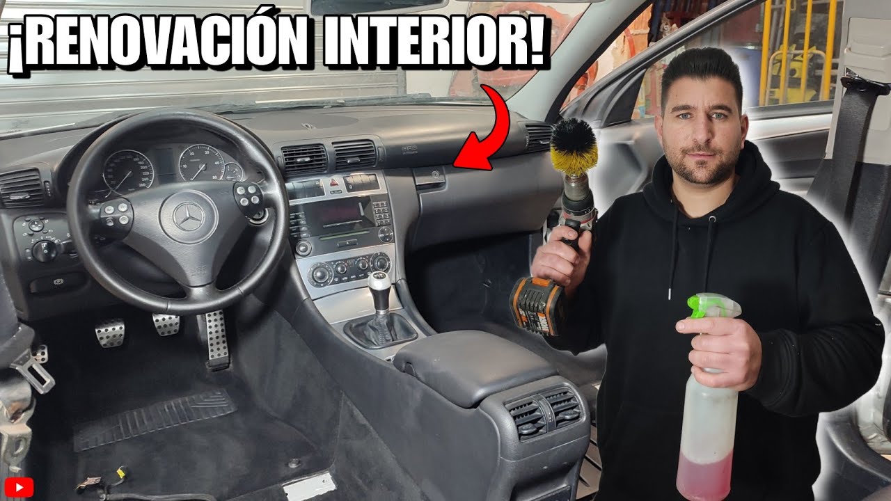 ✅Mercedes-Benz c220 cdi | Limpieza y restauración interior