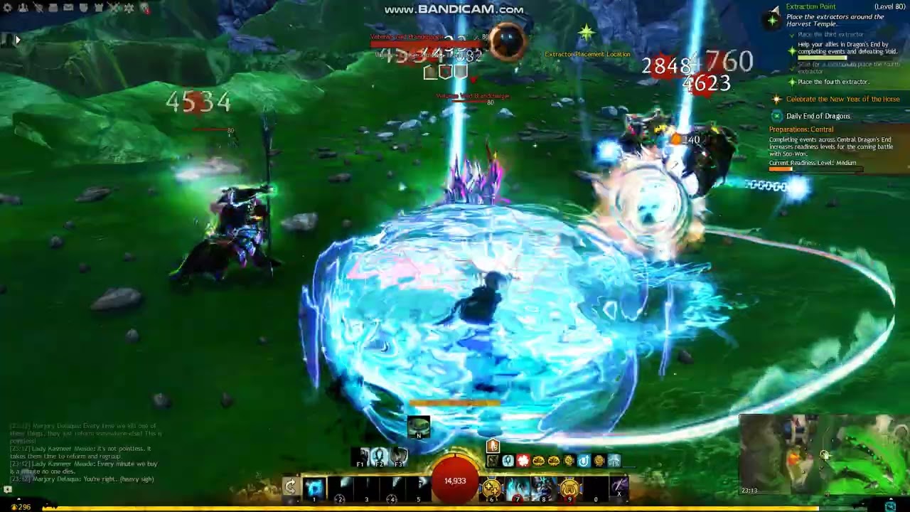 Guild Wars 2 - Guardian - Place the fourth extractor - Dragon's End