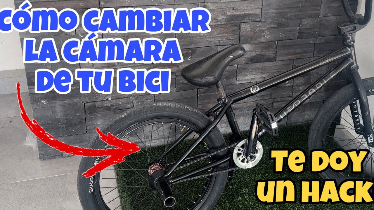 Como cambiar la llanta de mi bici / como cambiar la cámara de bicicleta / bmx tricks / bmx