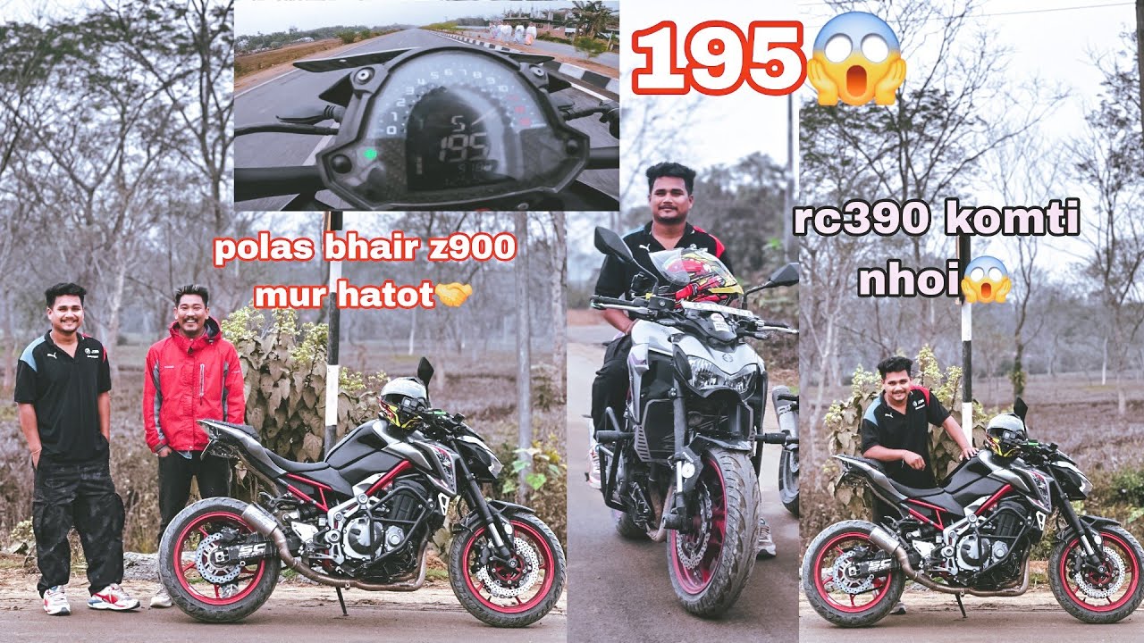 POLASH😱 BHAI KA Z900 MUJHE Q DEDIA🏁195 GOT UP IN 15 SECONDS @dipankarchetia0001 