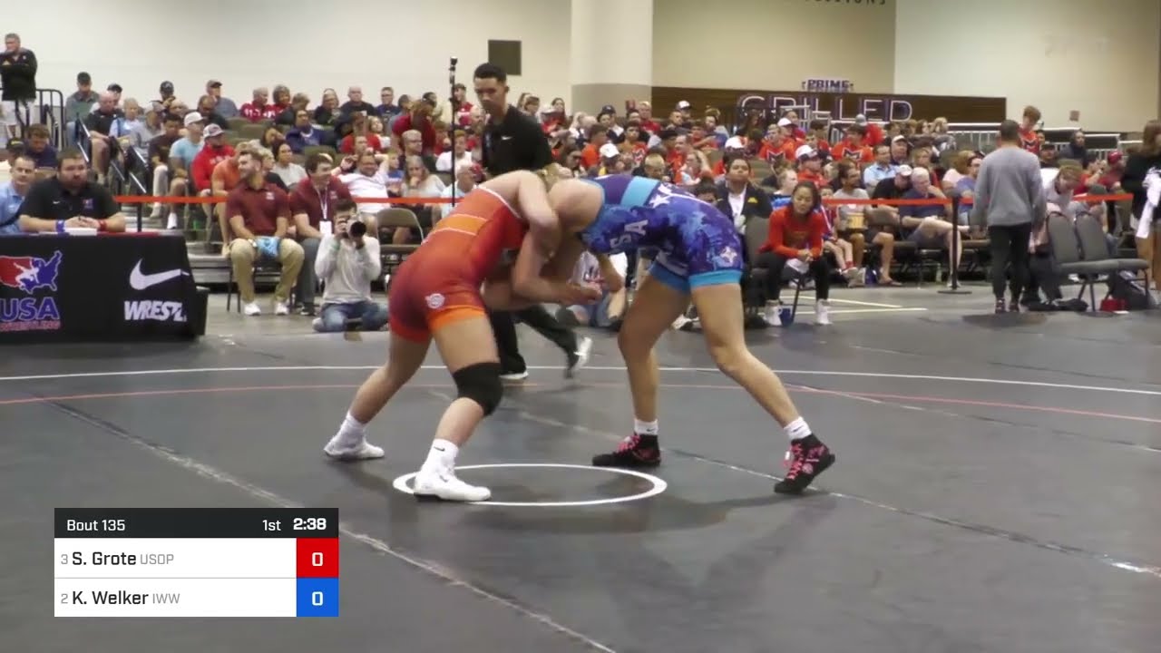 2024 Women&rsquo;s Freestyle Senior World Team Trial: Skylar Grote vs Kylie Welker: 72 KG Semifinals