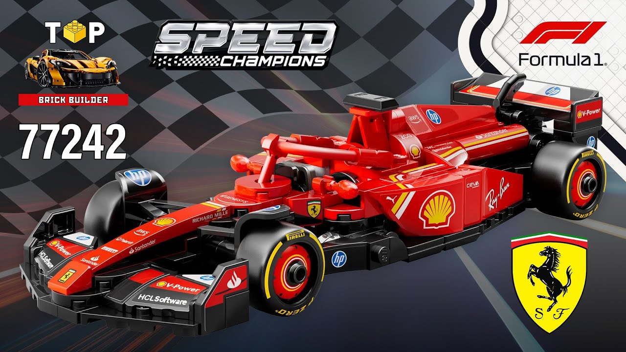 LEGO® Speed Champions Ferrari SF-24 F1® Race Car (77242)[275 pcs] Step-by-Step Building Instructions