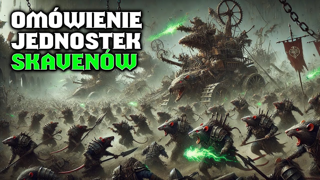 Omówienie Jednostek Skavenów + Jednostki w Akcji Na Polu Bitwy w Total War Warhammer 3 PL