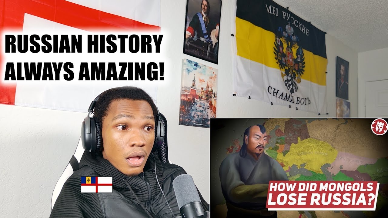 FOREIGN CARIBBEAN GUY REACTS TO How the Mongols Lost Russia - Medieval History REACTION