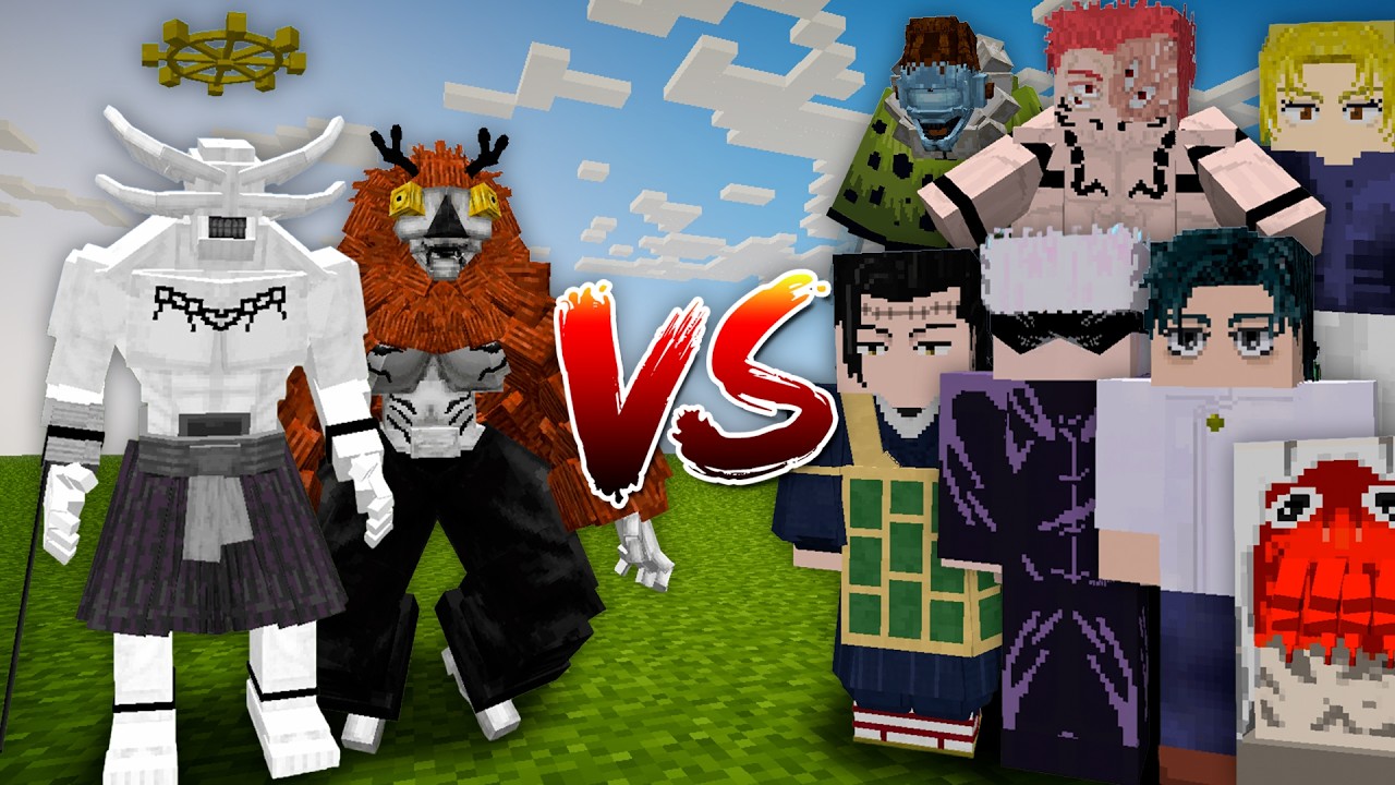 Mahoraga and Agito vs Special Grade