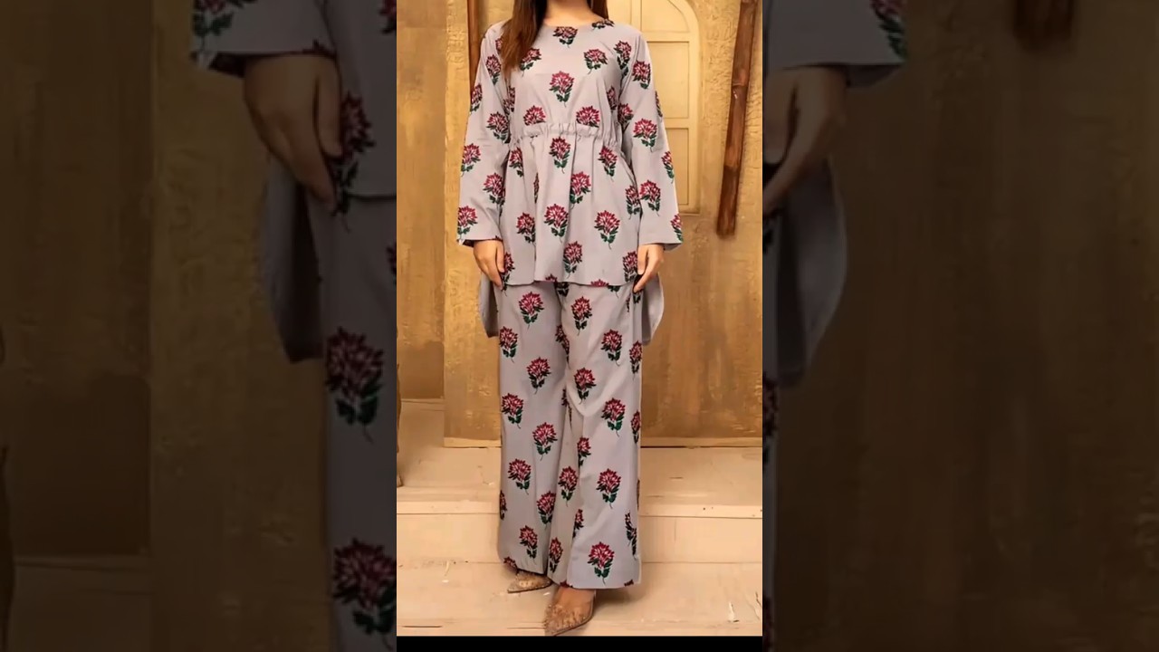 Short shirt with plazo dress designs for girls 2025 😍👍#dress❤️