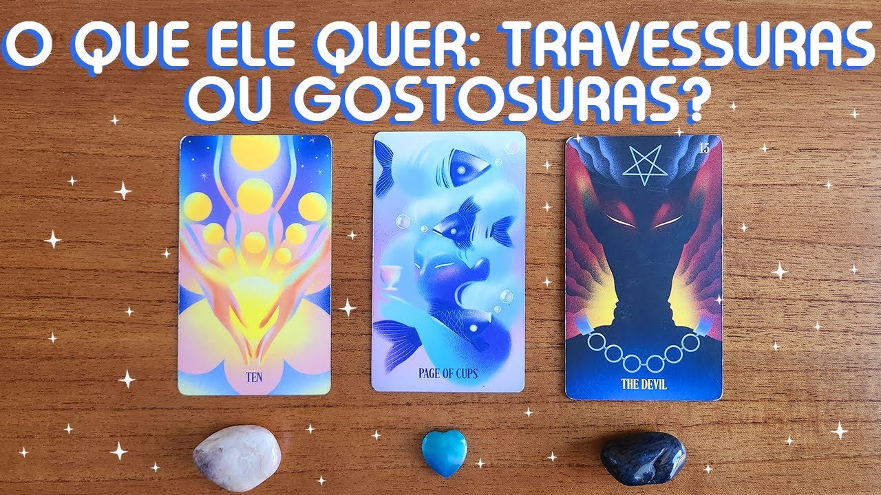 O QUE ELE QUER: TRAVESSURAS OU GOSTOSURAS?