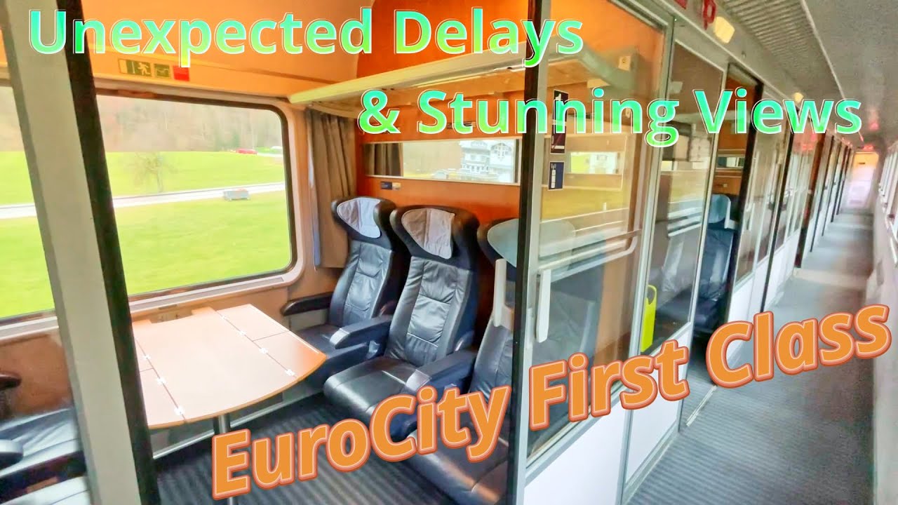 EuroCity First Class Train Ride: Salzburg to Graz Adventure!