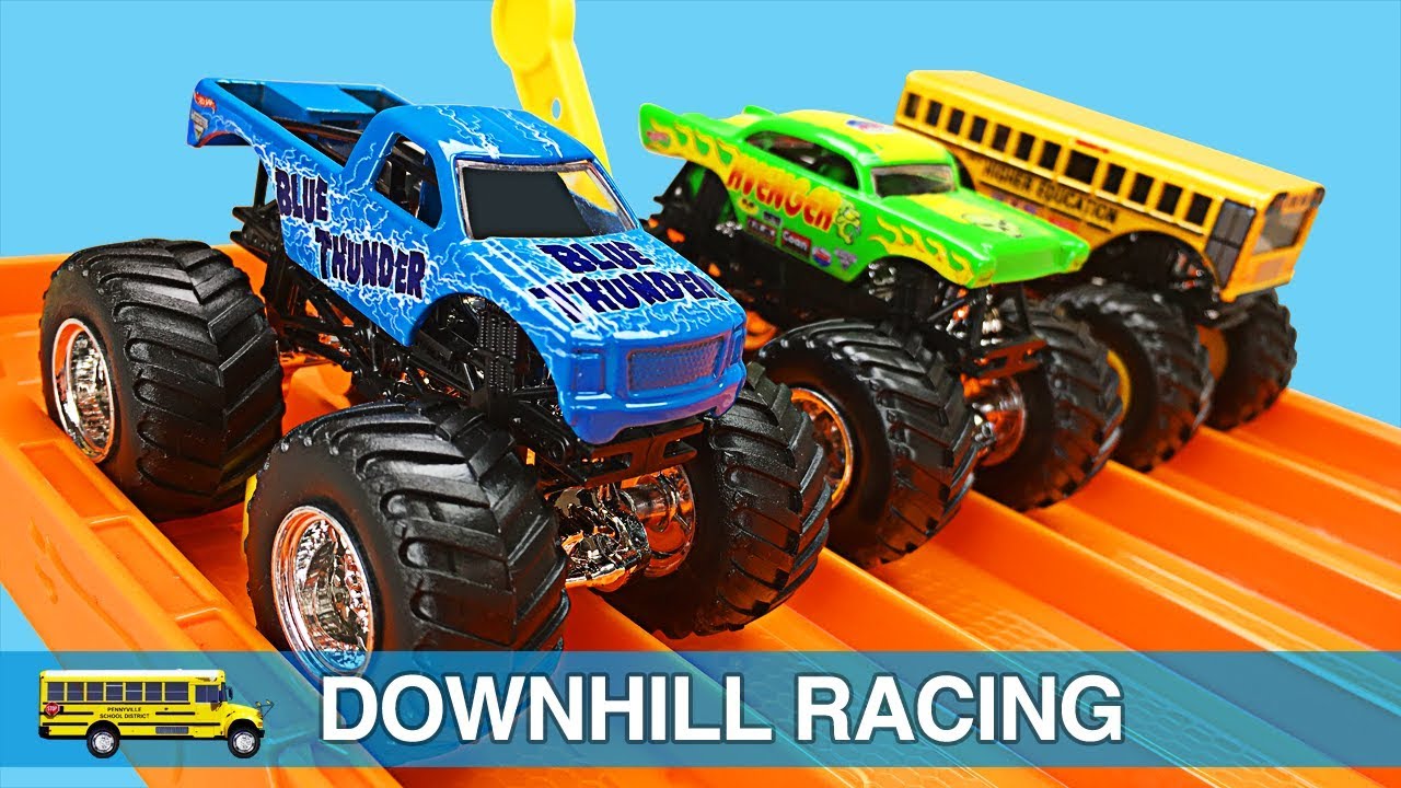 Monster Trucks for Kids - Hot Wheels Monster Jam Monster Truck Racing for Children & Toddlers