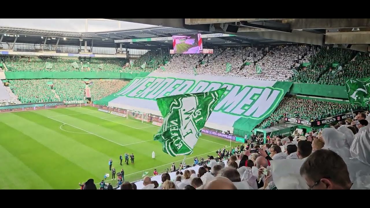 125. Geburtstag Werder Bremen Stadion Choreo Teil 1