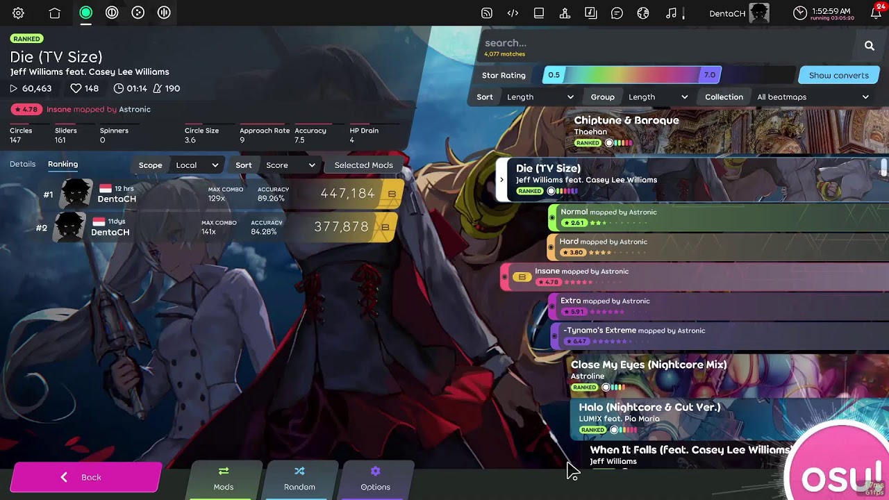 osu! practice (^///^)