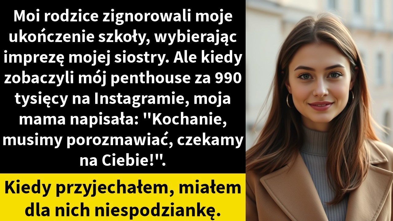 Moi rodzice zignorowali moje ukończenie szkoły, wybierając imprezę mojej siostry.