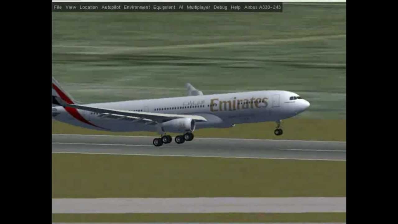 FlightGear Airbus A330-200 Tutorials #4: Approach and Autoland
