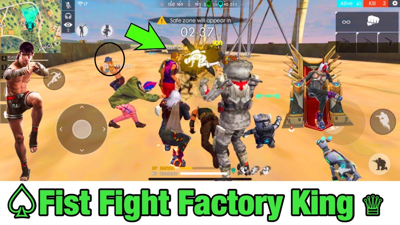 Free Fire Fist Fight - Factory Ke Upar Custom Room 17 | #FreeFire