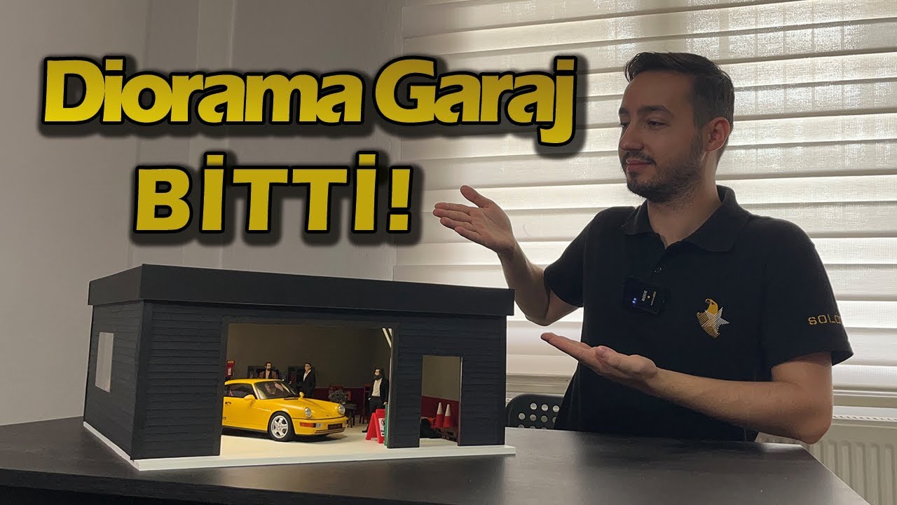 DIORAMA GARAJ BİTTİ - DIECAST MODELLERİM İÇİN GARAJ YAPTIM!
