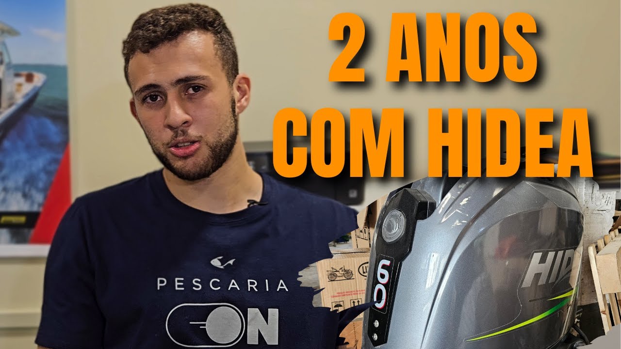 2 ANOS COM 60 HP HIDEA - 4 TEMPOS !!!