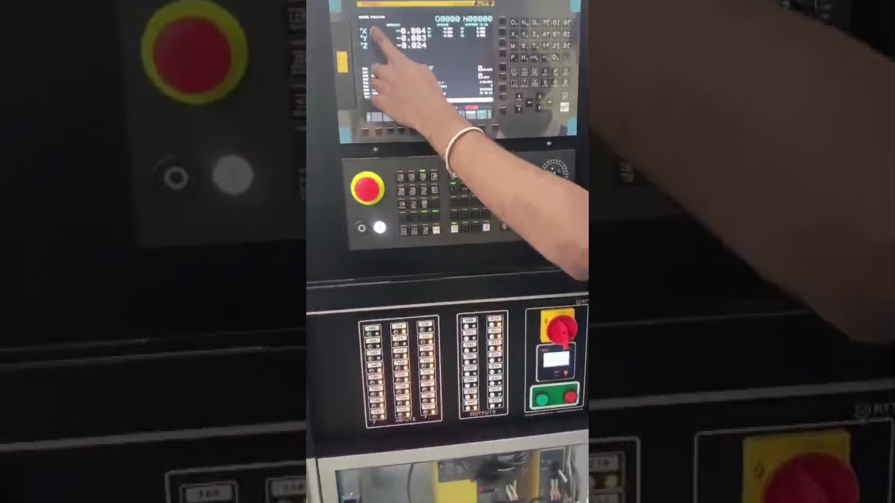 How to do ladder monitoring #CNC milling machine #video #upload