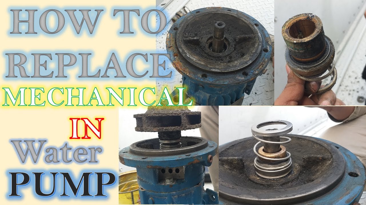 how to replace mechanical seal in water pump