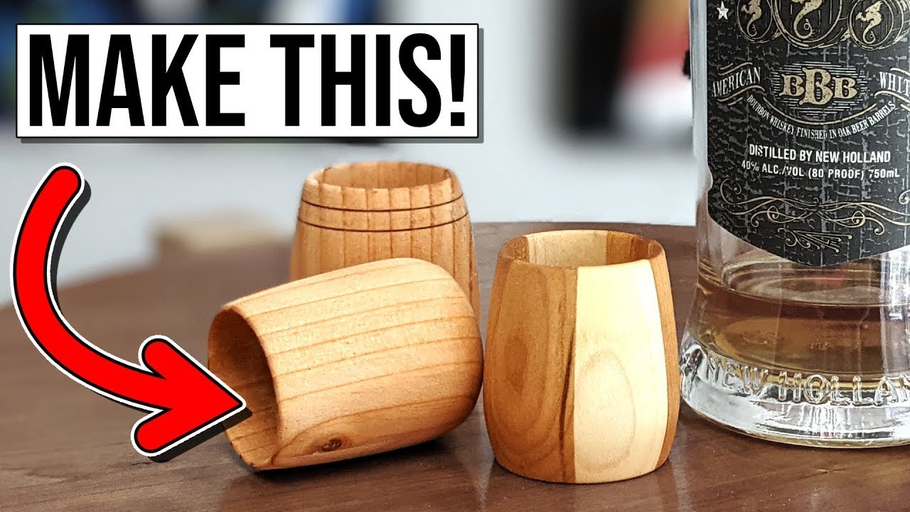 A wood shot glass?