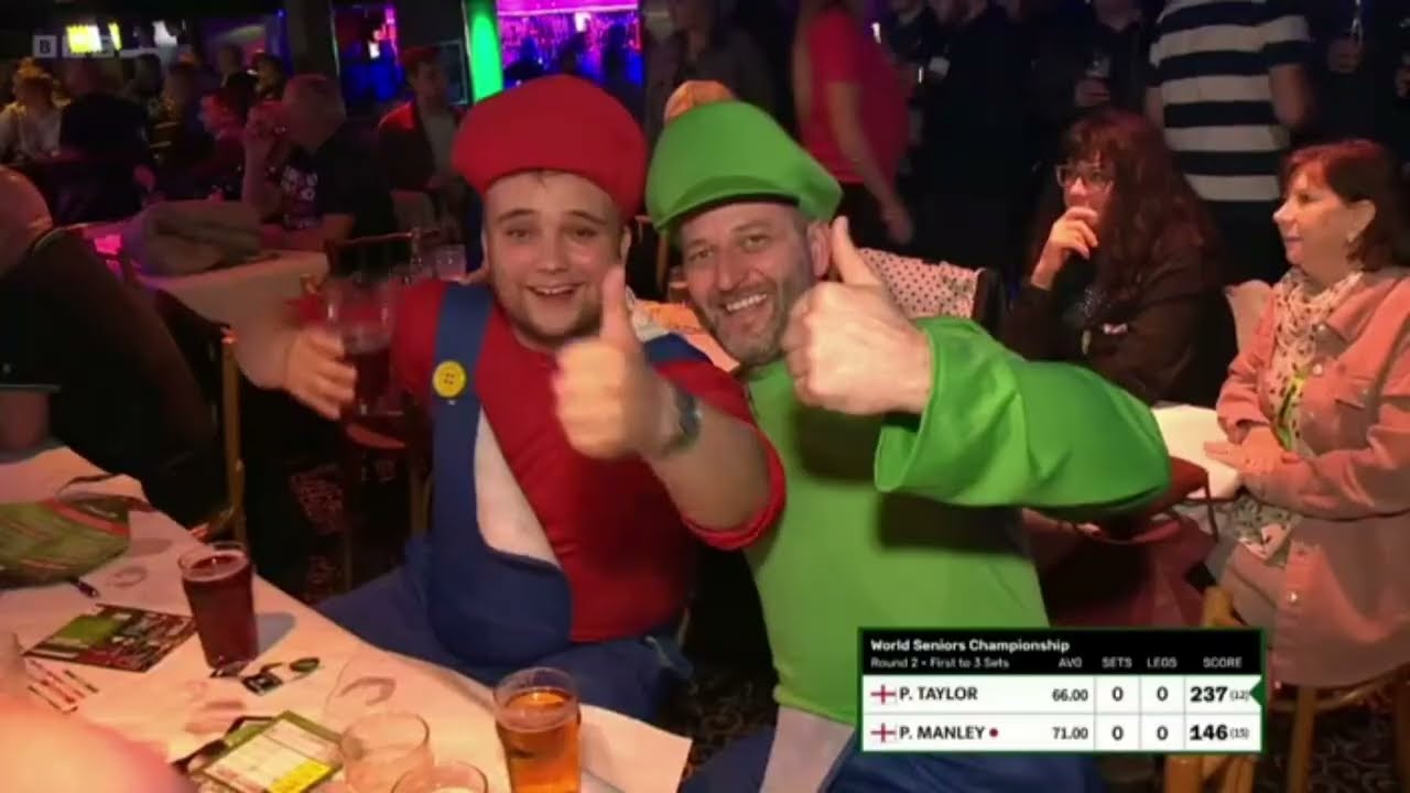 Phil Taylor v Peter Manley | 2022 World Seniors Championship | Round 2