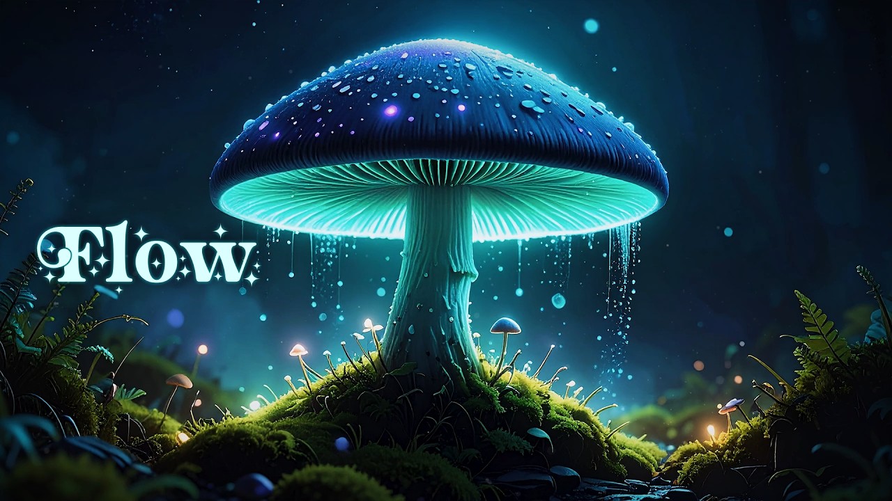 Nature Sounds for Deep Sleep | Glow Mushroom Forest