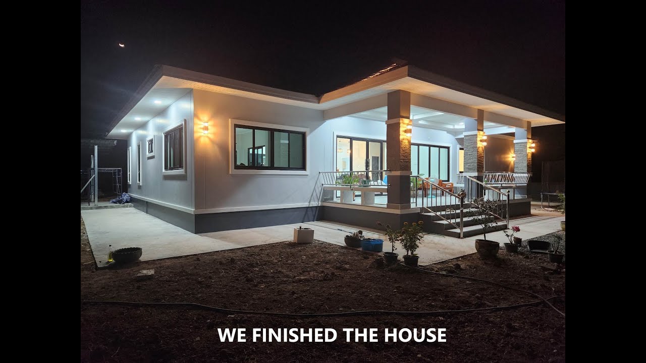 WE FINISHED THE HOUSE