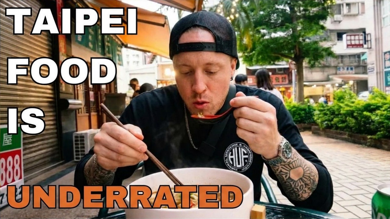 EATING THE BEST LOCAL FOOD IN TAIPEI TAIWAN 🇹🇼