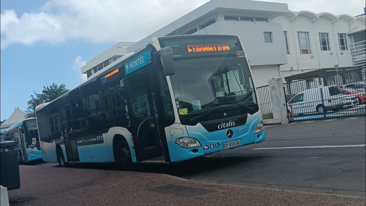 KICKDOWN + VENTILATION !!! Mercedes-Benz Citaro C2 de 2017 n°336 Ligne 7 Réseau Citalis 