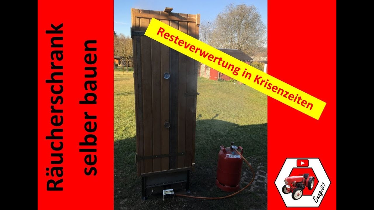 Räucherschrank selber bauen | Räucherofen aus Holz