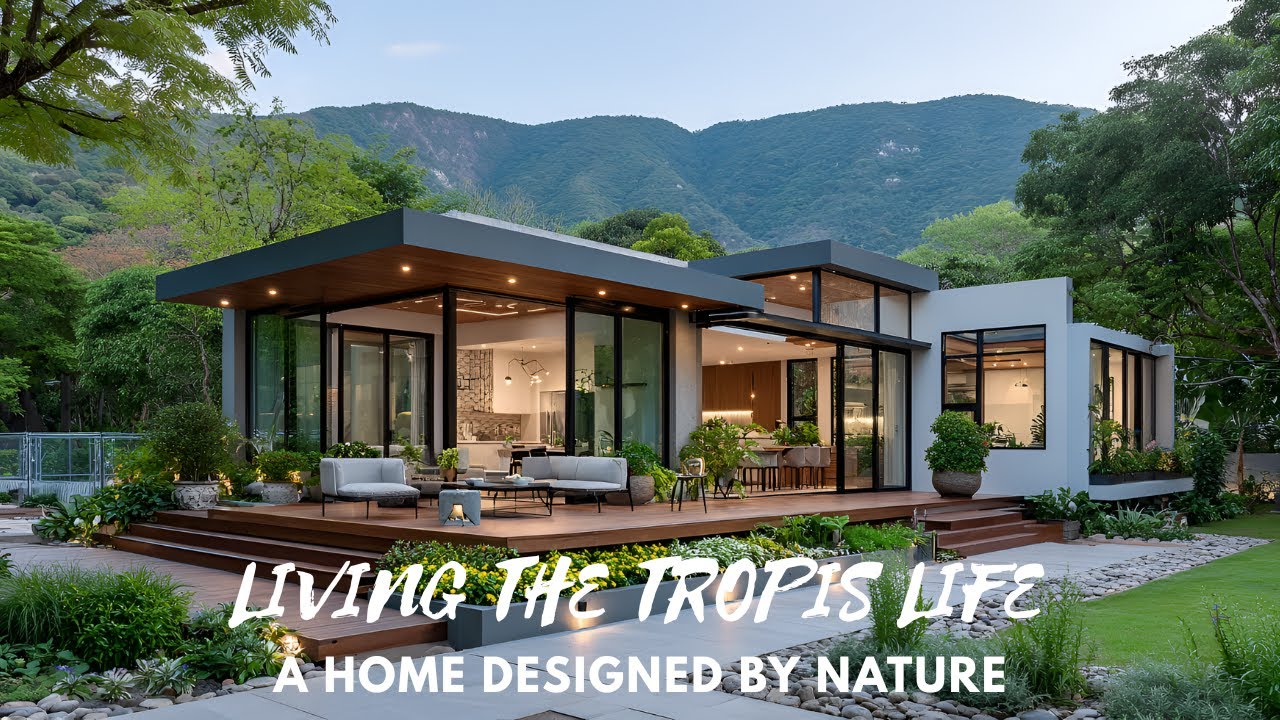 Modern Tropical House Design: Living the Tropis Life with Sun, Wind, and Green