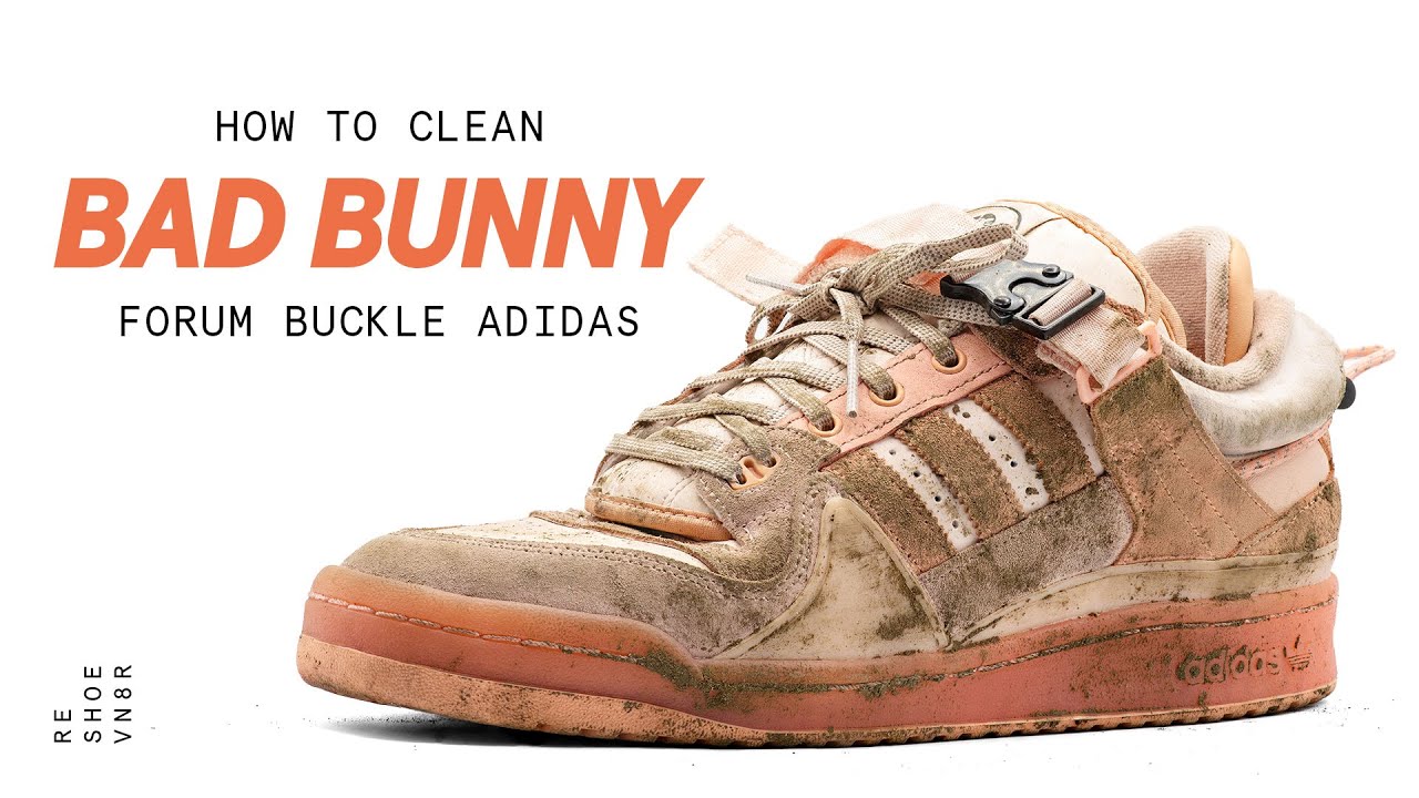 Как почистить кроссовки Adidas Bad Bunny