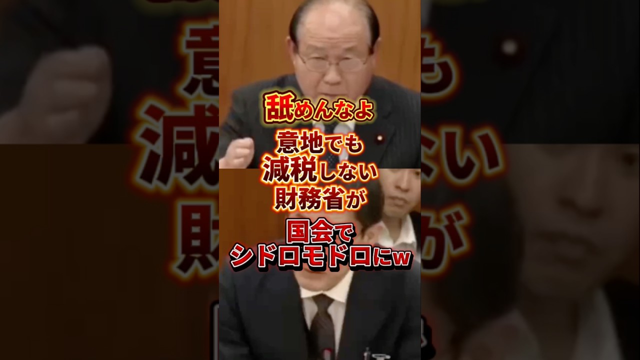 財務省官僚がシドロモドロに #政治 #財務省 #国会