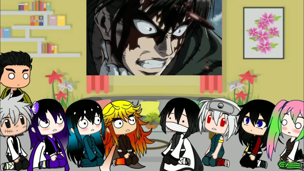 Demon Slayer Hashira react to Attack On Titan - Levi Ackerman 「AMV」