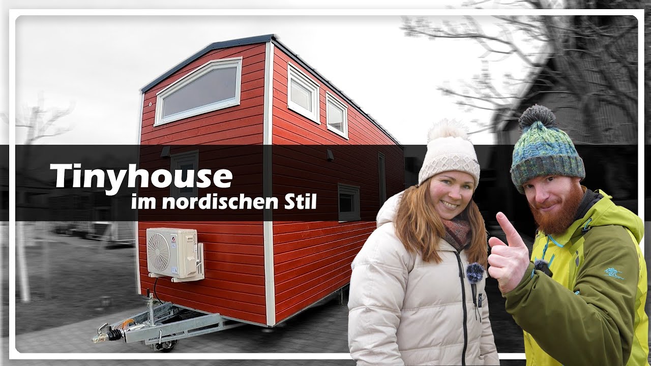 Nie wieder Miete - Tinyhouse mit 7,80m nordischer Leichtigkeit.
