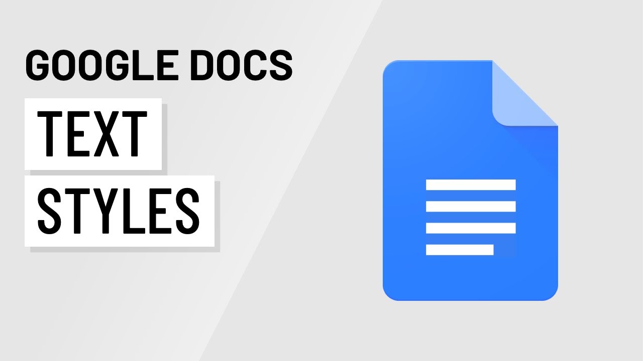 Google Docs: Working With Style(s)