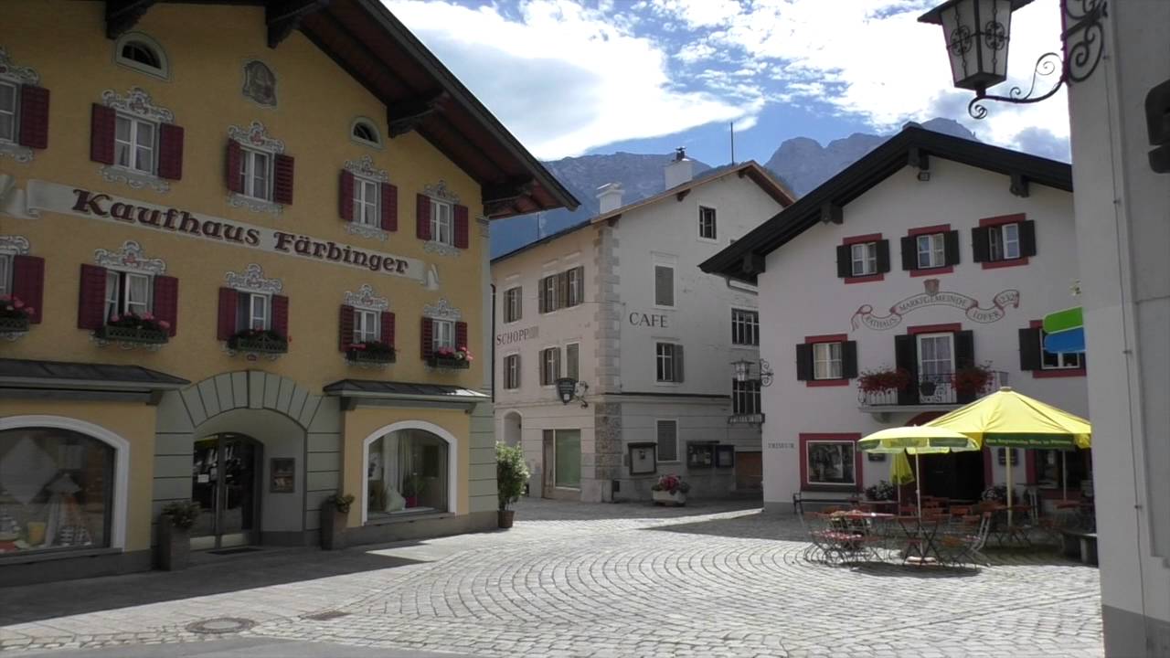 LOFER AUSTRIA ALPEN PANORAMA SKIEN  EN WANDELEN VIDEO YOUTUBE BERT VAN DER WAL