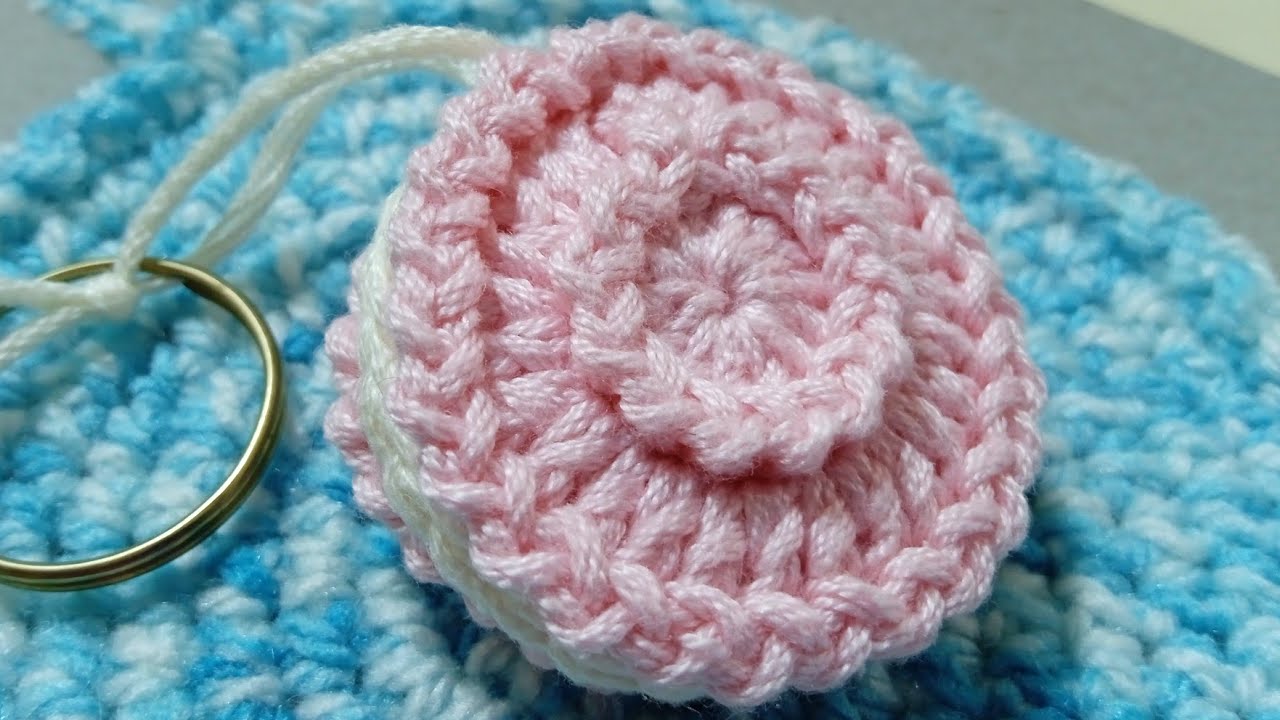 🔴#comotejer GALLETA TEJIDA #crochet VERSI&Oacute;N DIESTRO (modo espejo)‼️TEJIENDO CON HILDA ROSA🔔